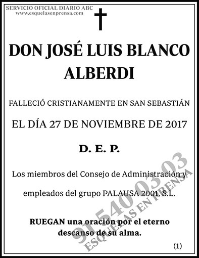 José Luis Blanco Alberdi